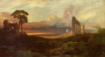 Thumbnail of 'Opus 24: Rome, from the Campagna, Sunset'